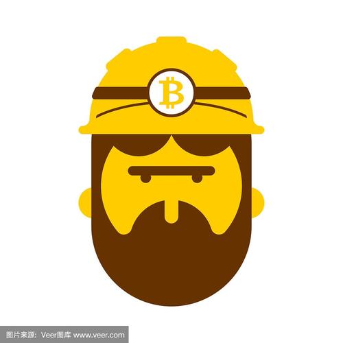 A focused miner closely inspecting a mining rig.